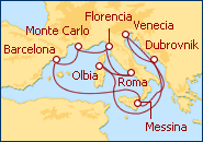 Ver el itinerario del Crucero Mediterr�neo 