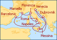 Ver el itinerario del Crucero Mediterr�neo