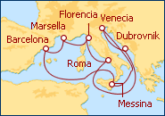 Ver el itinerario del Crucero Mediterr�neo 