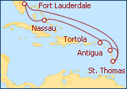 Ver el itinerario del Crucero Fort Lauderdale, Florida 