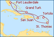 Ver el itinerario del Crucero Fort Lauderdale
