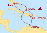 Ver el itinerario del Crucero Miami, Florida  