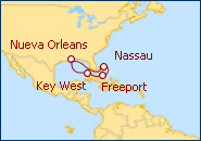 Ver el itinerario del Crucero Nueva Orleans