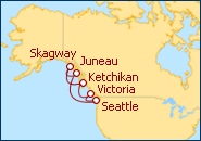 Ver el itinerario del Crucero Seattle, Washington 