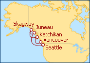 Ver el itinerario del Crucero Seattle, Washington 