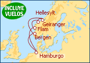 Ver el itinerario del Crucero Alemania, Noruega