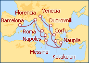 Ver el itinerario del Crucero Tapiz Mediterr�neo