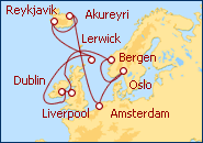 Ver el itinerario del Crucero Noruega e Islas Brit�nicas II