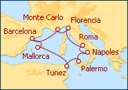 Ver el itinerario del Crucero Hechizo Mediterr�neo