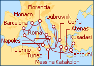 Ver el itinerario del Crucero Gran Mediterraneo
