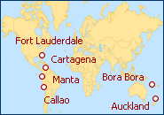 Ver el itinerario del Crucero Parcial Vuelta al Mundo 2013