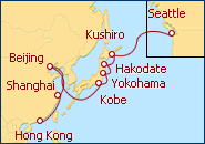 Ver el itinerario del Crucero Gran Viaje a Asia