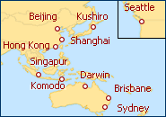 Ver el itinerario del Crucero Gran Viaje a Asia y Australia
