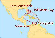 Ver el itinerario del Crucero Caribe Sur 2013