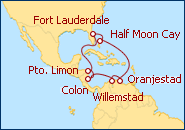 Ver el itinerario del Crucero Canal de Panam� 2013