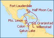 Ver el itinerario del Crucero Canal de Panam� 2013