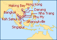 Ver el itinerario del Crucero Descubriendo el Lejano Oriente 2013