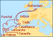 Ver el itinerario del Crucero Aventura en las Islas Canarias