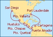 Ver el itinerario del Crucero California