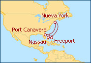 Ver el itinerario del Crucero Nueva York 