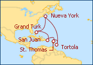 Ver el itinerario del Crucero Caribe 2013