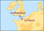 Ver el itinerario del Crucero Francia 