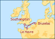 Ver el itinerario del Crucero Francia 2013