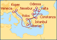 Ver el itinerario del Crucero Crucero por el Mar Negro y la Costa de Crimea 