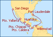 Ver el itinerario del Crucero Canal de Panam� 2013