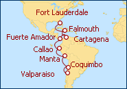 Ver el itinerario del Crucero Sudam�rica 2013