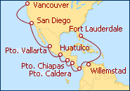 Ver el itinerario del Crucero Canal de Panam� 2013