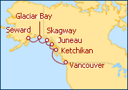 Ver el itinerario del Crucero Descubriendo los Glaciares - Rumbo Norte