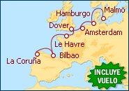 Ver el itinerario del Crucero de La Coru�a a Copenhague 2013
