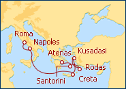 Ver el itinerario del Crucero Islas Griegas 2013