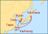 Ver el itinerario del Crucero Japon 2013
