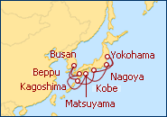 Ver el itinerario del Crucero Japon 2013