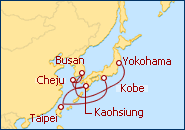 Ver el itinerario del Crucero Japon 2013