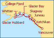 Ver el itinerario del Crucero Viaje por los Glaciares + tourPA8