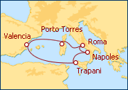 Ver el itinerario del Crucero Aires Mediterr�neos 2013