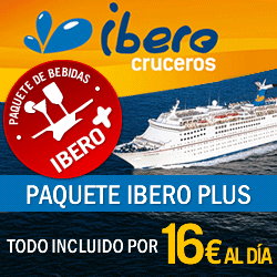 Nuevo paquete de bebidas: iberoplus. 16&euro; al d�a todo incluido.