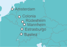 Itinerario del Crucero Tesoros del Rin I - Crucemundo