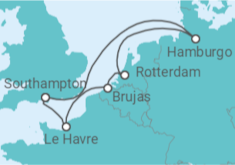 Itinerario del Crucero Perlas del Norte 2024-2025 TI - MSC Cruceros