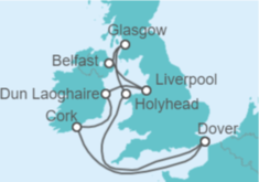 Itinerario del Crucero Reino Unido e Irlanda - Carnival Cruise Line