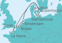 Itinerario del Crucero Norte de Europa  - Carnival Cruise Line