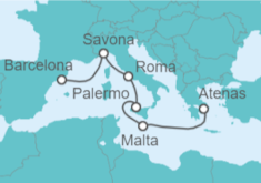 Itinerario del Crucero Malta, Italia - Costa Cruceros
