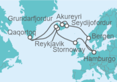 Itinerario del Crucero Islandia, Noruega - Costa Cruceros