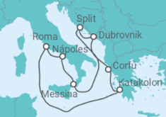 Itinerario del Crucero Grecia, Croacia, Italia - Celebrity Cruises