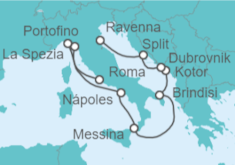 Itinerario del Crucero Italia, Montenegro, Croacia - Celebrity Cruises