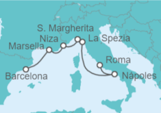 Itinerario del Crucero Italia, Francia - Celebrity Cruises