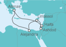 Itinerario del Crucero Egipto, Chipre, Israel, Grecia - Celebrity Cruises